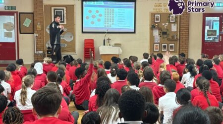 STFC Foundation Visited Oliver Tomkins Primary School
