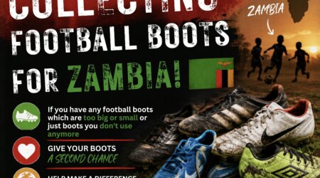 Collecting Football Boots For Zambia!