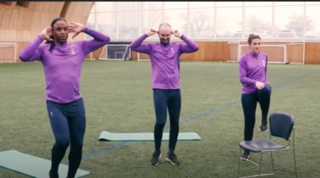 Health and Fitness Daily Activity: Try this home workout bought to you by Tottenham coaches ⚽️ There are plenty of activities for you to try with easier and harder exercises for you to choose from!
