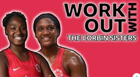 Health and Fitness Daily Activity: Today's workout is bought to you by England Netballers Sasha and Kadeen Corbin. This workout will challenge your agility balance and co-ordination which is important in all sports