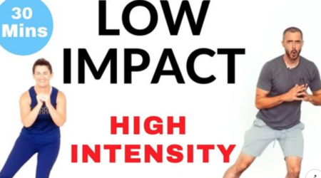 Health and Fitness Daily Activity: Try this low impact but high intensity cardio home workout to end the week! All the activities can be done in minimal space with no equipment!