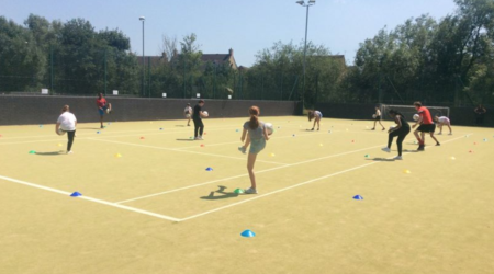 We are proud to be back supporting our partner schools with #PLPrimaryStars PE lessons this week. Year 6 students at Orchid Vale Primary School had fun in the sun, whilst socially distancing on one leg!