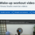 Health and Fitness Daily Activity: Start you day off with this wake-up workout exercise with some light cardio and strengthening activities! There are also links to plenty of other videos for you to try by clicking the tabs at the top of the web page!