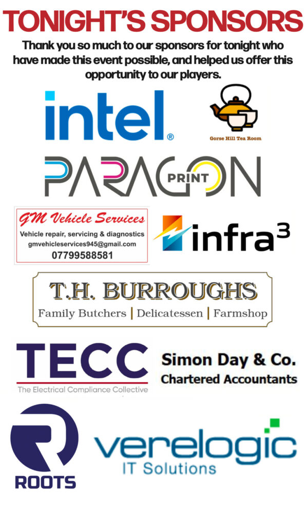 Race Night Sponsors