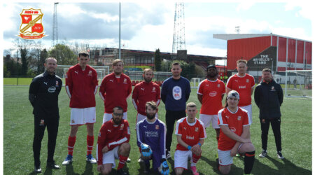 STFC Super Robins mental health team vs Newport County