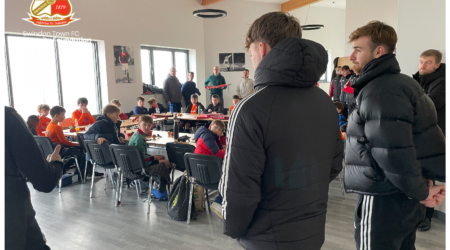 Harrison Minturn and Joel McGregor pay a visit to our Saturday Team Club!