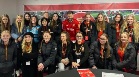 U15s CFFE meet Charlie Austin!