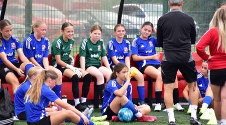 Town's ETC girl's back in action