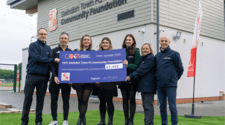 Howard Tenens Logistics’ Swindon Site Raises Over £7,000 for Swindon Town FC Community Foundation!