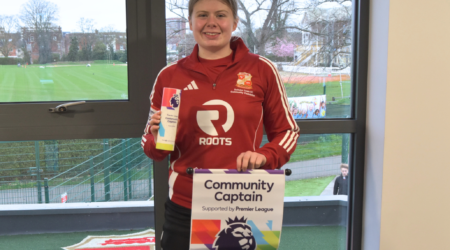 Isabelle Awarded With The Premier League Community Captain!