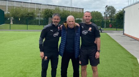 Chris Kirkland Visit to Foundation Park