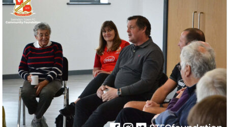 Staying connected group has visit from Fraser Digby!