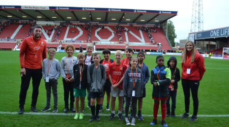 Match Day experience for our morning Trailblazer group!